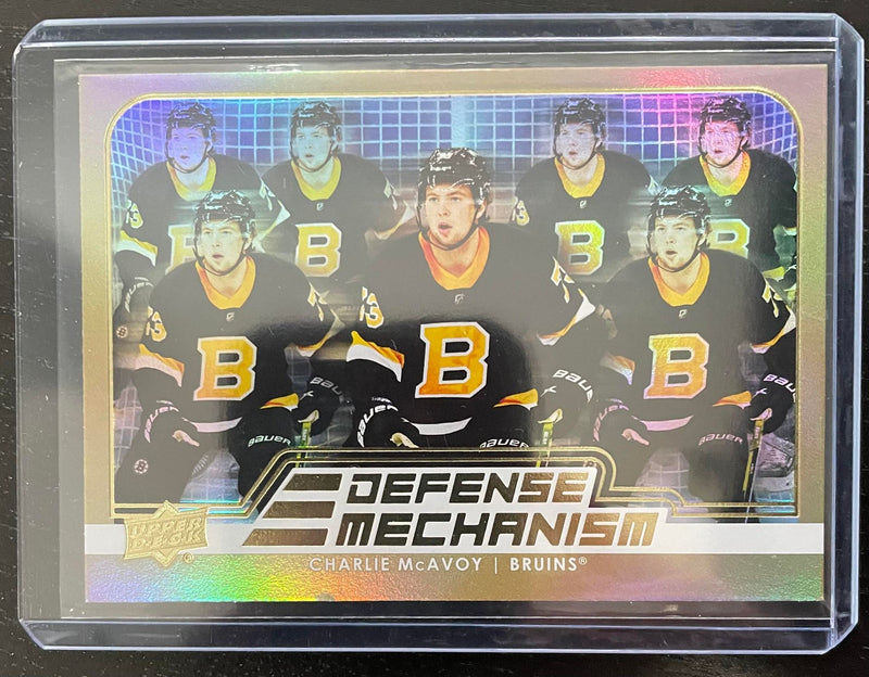 2022 UPPER DECK SERIES ONE - GOLD - DEFENSE MECHANISM - C. McAVOY -