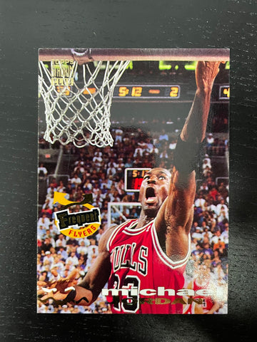 1993 TOPPS STADIUM CLUB - FREQUENT FLYERS - M. JORDAN - #181