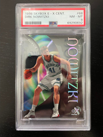 1998 SKYBOX EX CENTURY - D. NOWITZKI - #68 - PSA 8