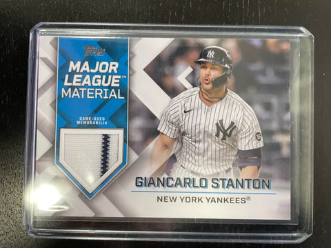 2022 TOPPS UPDATE - MAJOR LEAGUE MATERIAL - G. STANTON - #MLM-GS - RELIC