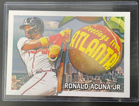 2022 TOPPS ARCHIVE - POSTCARD BOX TOPPER - R. ACUNA JR. - #OPC-14
