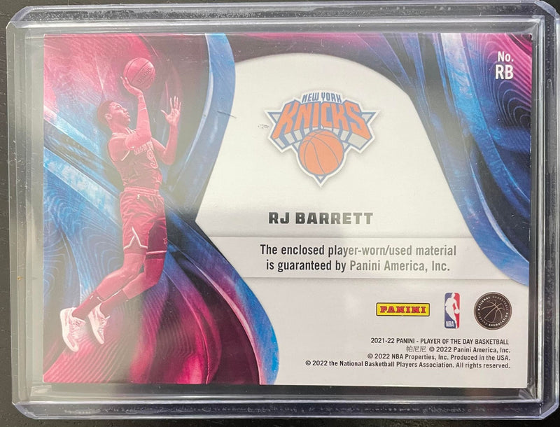 2021 PANINI PLAYER OF THE DAY - R. BARRETT - #RB - #'D/99 - RELIC