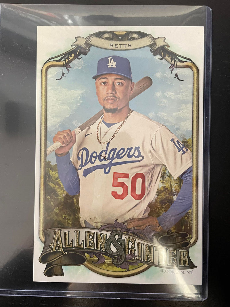 2022 TOPPS ALLEN & GINTER - BOX TOPPER - M. BETTS -
