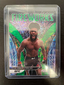 2022 PANINI PRIZM - FIREWORKS - GREEN PULSAR PRIZM - A. STERLING - #15 - #'D/25