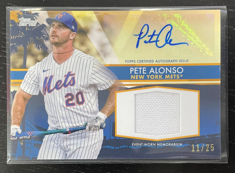 2022 TOPPS UPDATE - ALL-STAR STITCHES - P. ALONSO - #ASSA-PA - #'D/25 - RELIC - AUTOGRAPH