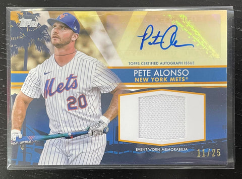2022 TOPPS UPDATE - ALL-STAR STITCHES - P. ALONSO - #ASSA-PA - #'D/25 - RELIC - AUTOGRAPH