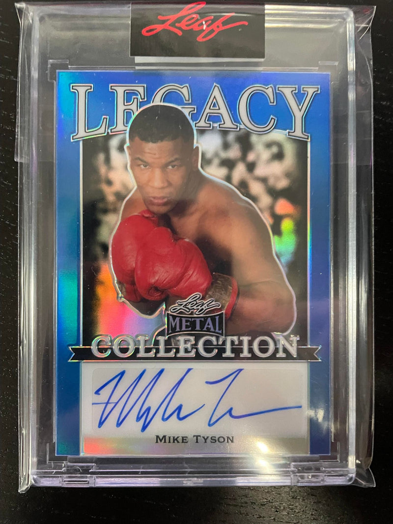 2022 LEAF METAL COLLECTION - LEGACY - BLUE - M. TYSON - #LCA-MT2 - #'D/5 - AUTOGRAPH