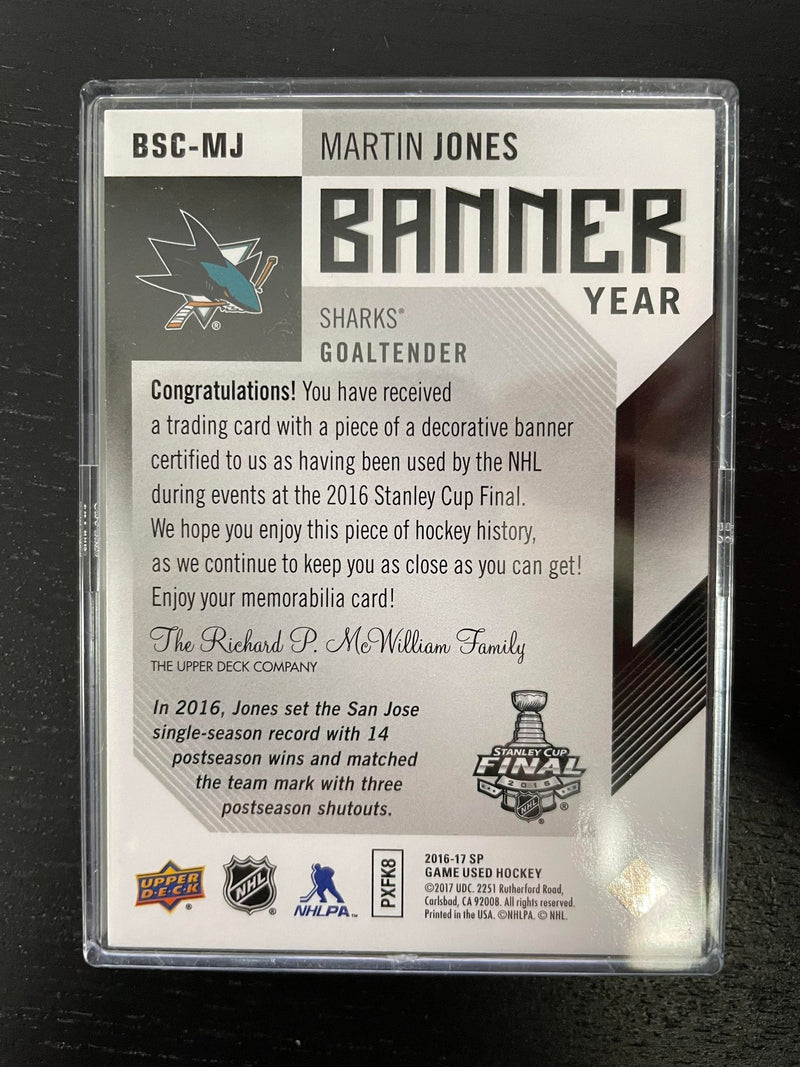 2016 UPPER DECK SP GAME USED - BANNER YEAR - M. JONES -