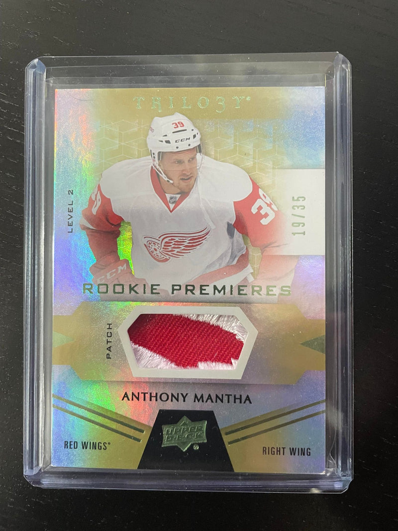 2016 UPPER DECK TRILOGY - ROOKIE PREMIERES - A. MANTHA - #107 - #'D/35 - RELIC - RC