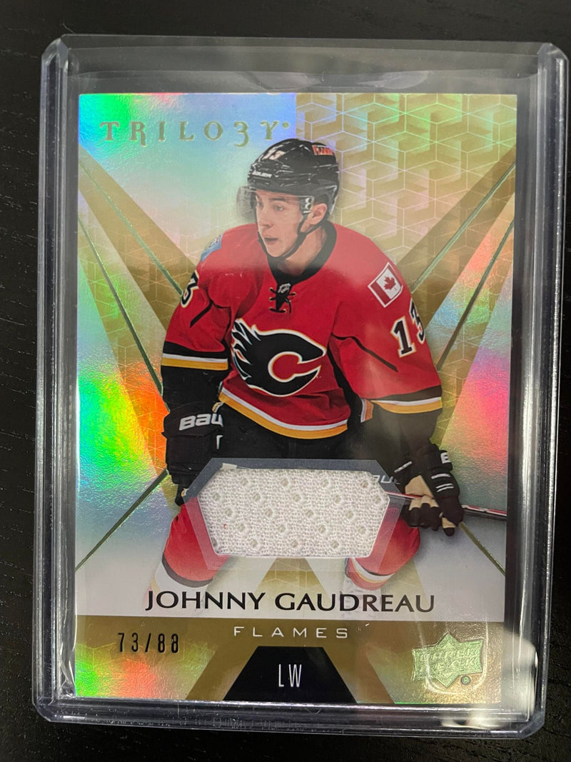 2016 UPPER DECK TRILOGY - J. GAUDREAU - #40 - #'D/88 - RELIC
