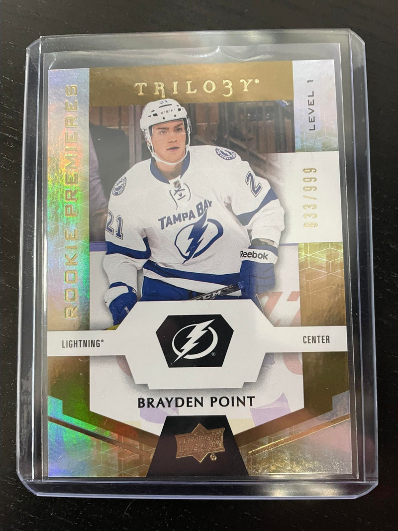 2016 UPPER DECK TRILOGY - ROOKIE PREMIERES - B. POINT - #68 - #'D/999 - RC