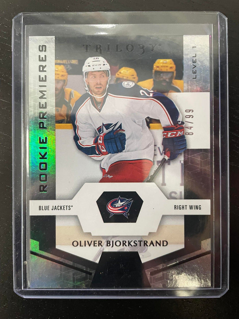 2016 UPPER DECK TRILOGY - ROOKIE PREMIERES - O. BJORKSTRAND - #72 - #'D/99 - RC