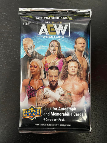 2022 UPPER DECK AEW WRESTLING HOBBY PACK