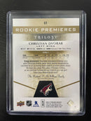2016 UPPER DECK TRILOGY - ROOKIE PREMIERES - C. DVORAK - #61 - #'D/399 - RELIC - RC