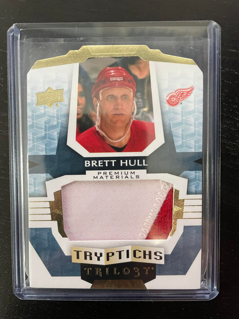 2016 UPPER DECK TRILOGY - TRYPTICHS - B. HULL - #T-WINGS2 - #'D/25 - RELIC