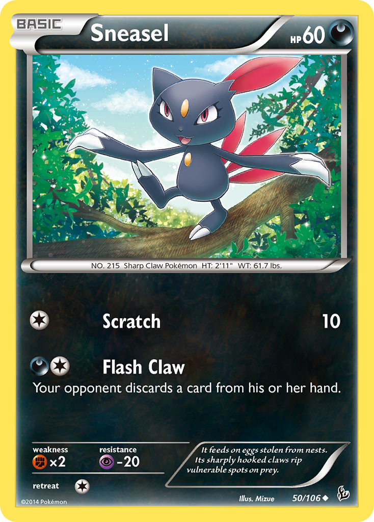 Sneasel (50/106) [XY: Flashfire]