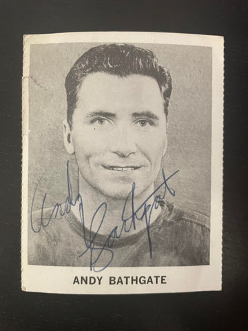 1955 COCA-COLA - A. BATHGATE - AUTOGRAPH