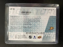 2016 UPPER DECK TRILOGY - SIGNATURE PUCKS - J. GIBSON -
