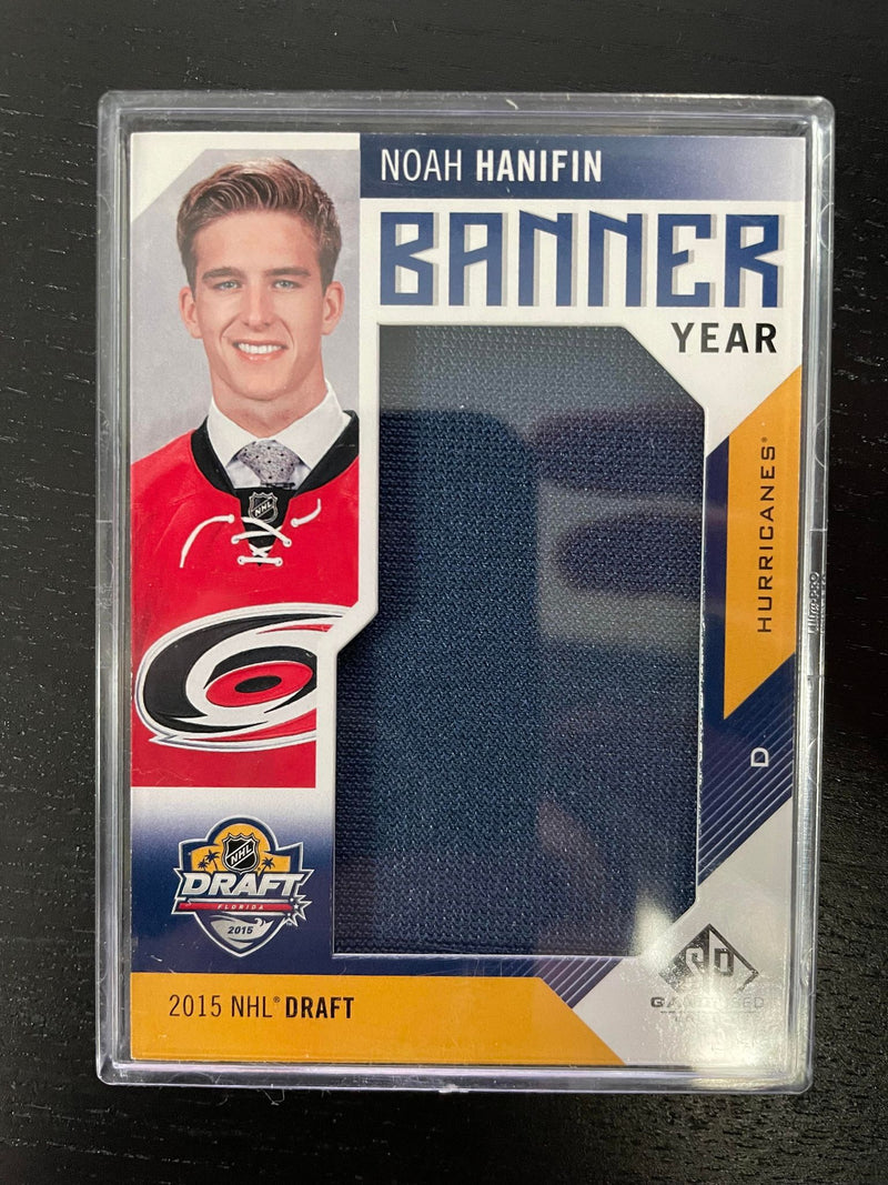 2016 UPPER DECK SP GAME USED - BANNER YEAR - N. HANIFIN -