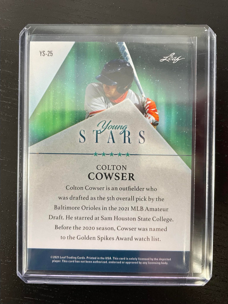 2021 LEAF YOUNG STARS - TEAL - C. COWSER - #YS-25 - #'D/99