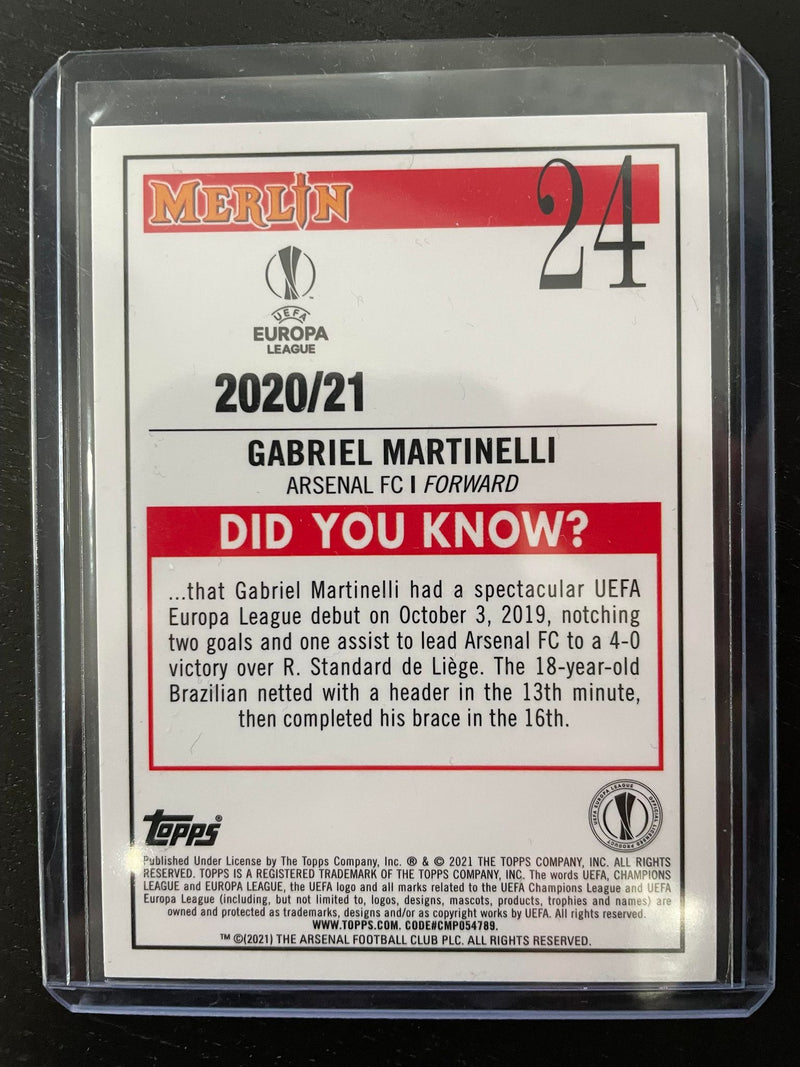 2020 TOPPS MERLIN - G. MARTINELLI -