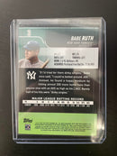 2022 TOPPS STADIUM CLUB - RED - B. RUTH -