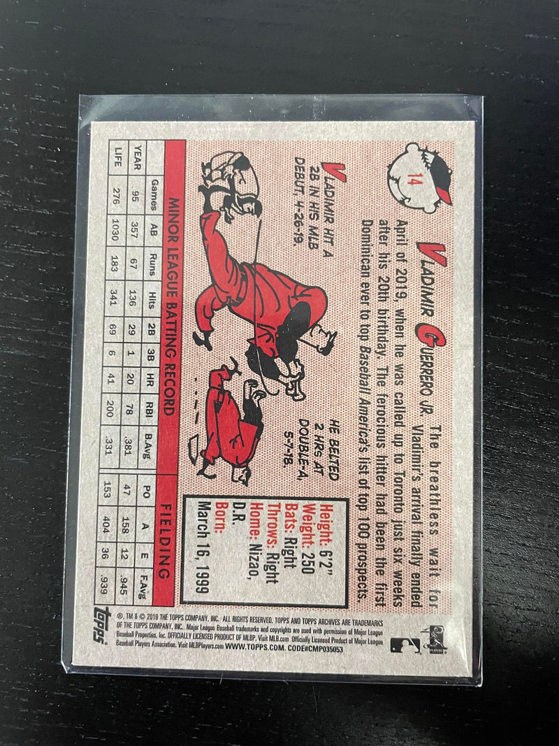 2019 TOPPS ARCHIVES - V. GUERRERO JR. -