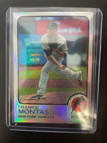 2022 TOPPS HERITAGE - REFRACTOR - F. MONTAS - #509 - #'D/673