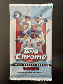 2022 TOPPS CHROME UPDATE BASEBALL HOBBY PACK