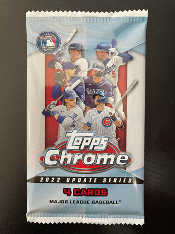 2022 TOPPS CHROME UPDATE BASEBALL HOBBY PACK
