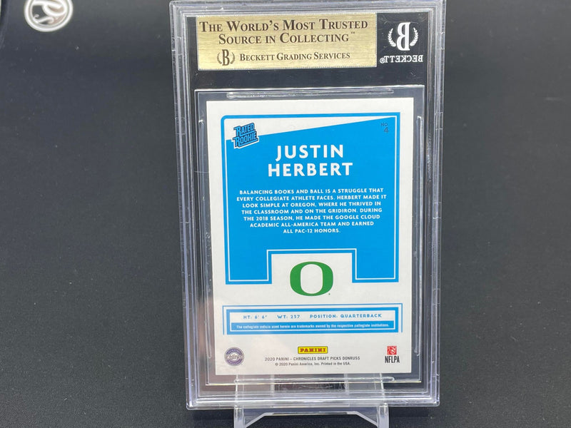 2020 DONRUSS DRAFT PICKS - RATED ROOKIE - J. HERBERT -
