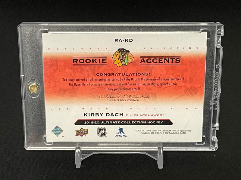 2019 UPPER DECK ULTIMATE COLLECTION - ROOKIE ACCENTS - K. DACH - #RA-KD - #'D/99 - AUTOGRAPH - RC
