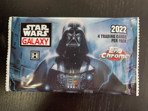 2022 TOPPS CHROME STAR WARS GALAXY HOBBY PACK