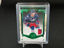 2015 UPPER DECK ARTIFACTS - EMERALD - R. JOHANSEN - #95 - #'D/75 - DUAL RELIC