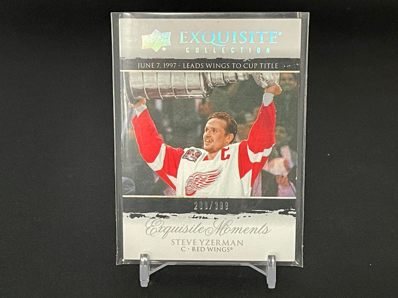 2021 UPPER DECK EXQUISITE COLLECTION - EXQUISITE MOMENTS - S. YZERMAN - #ECM-SY - #'D/399