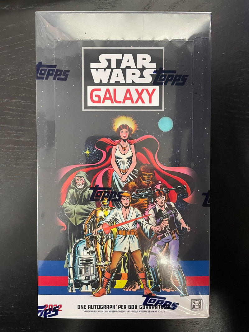 2022 TOPPS CHROME STAR WARS GALAXY HOBBY BOX