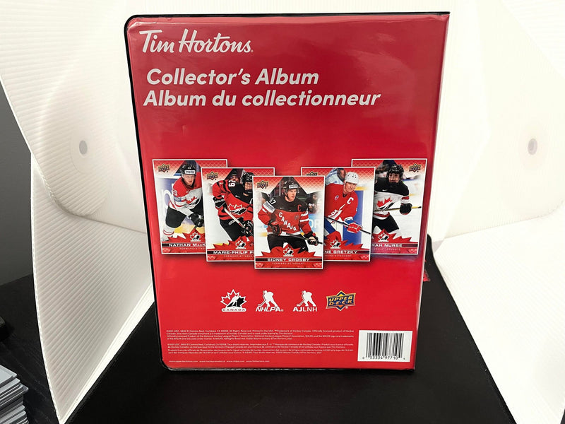 2021 UPPER DECK TIM HORTONS TEAM CANADA BINDER