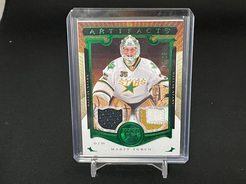 2015 UPPER DECK ARTIFACTS - EMERALD - M. TURCO - #134 - #'D/25 - DUAL RELIC