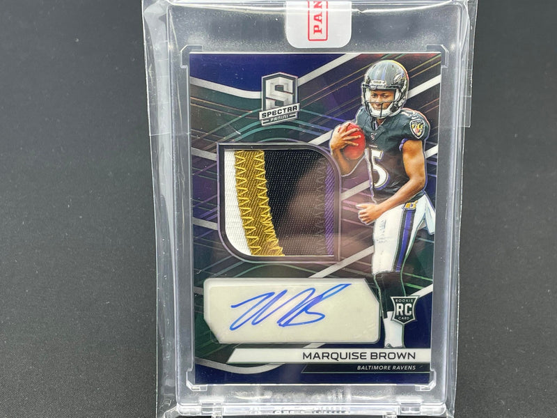 2019 PANINI SPECTRA - PRIZM - M. BROWN - #212 - #'D/99 - RELIC - AUTOGRAPH - RC