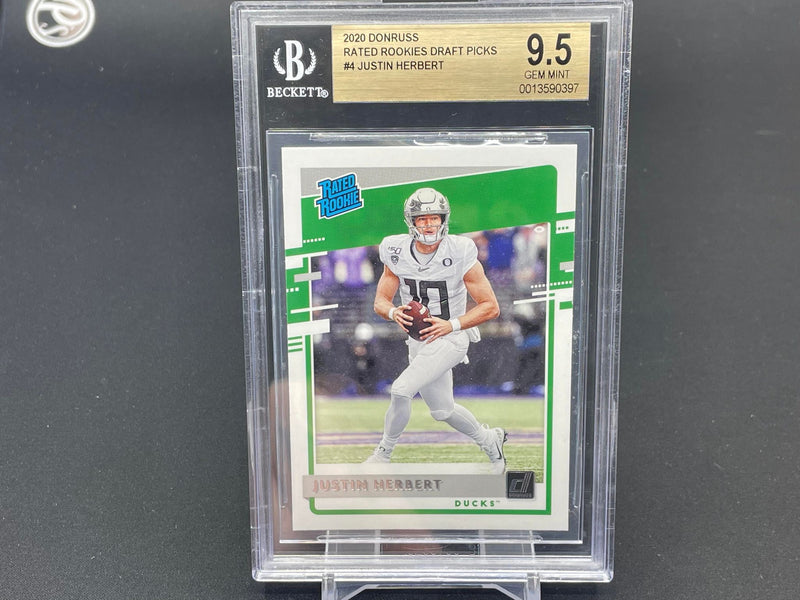 2020 DONRUSS DRAFT PICKS - RATED ROOKIE - J. HERBERT -