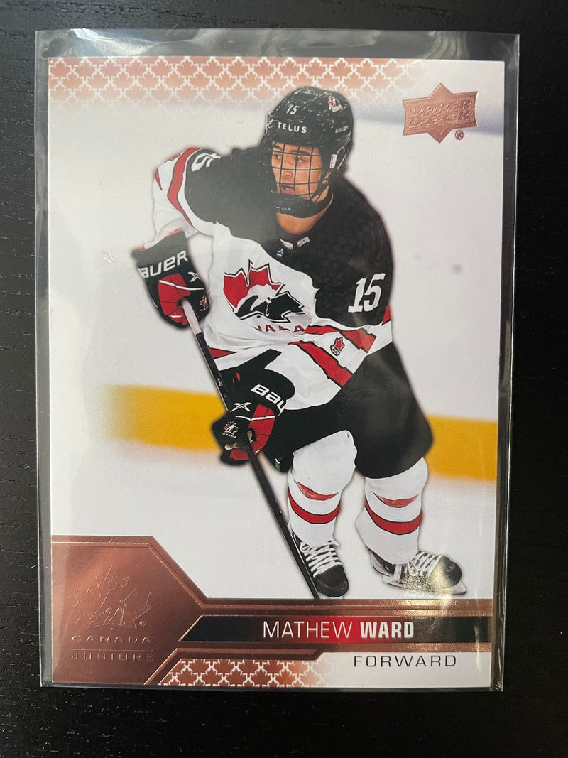 2022 UPPER DECK TEAM CANADA WORLD JUNIORS - ROSE GOLD - BASE - SINGLES -