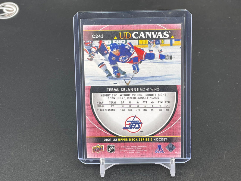 2021 UPPER DECK SERIES TWO - UD CANVAS - RETIRED - T. SELANNE -