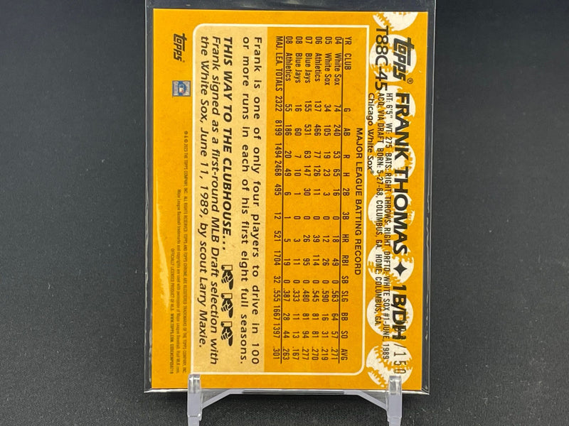 2023 TOPPS SERIES ONE SILVER PACK - BLUE REFRACTOR - F. THOMAS - #T88C-45 - #'D/150