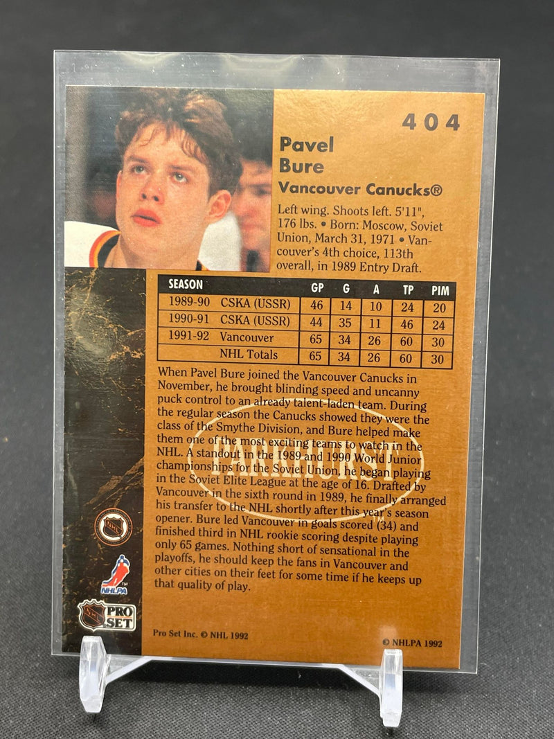 1992 PRO SET - P. BURE -
