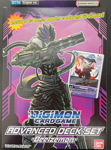DIGIMON CARD GAME BEELZEMON ADVANCED DECK SET