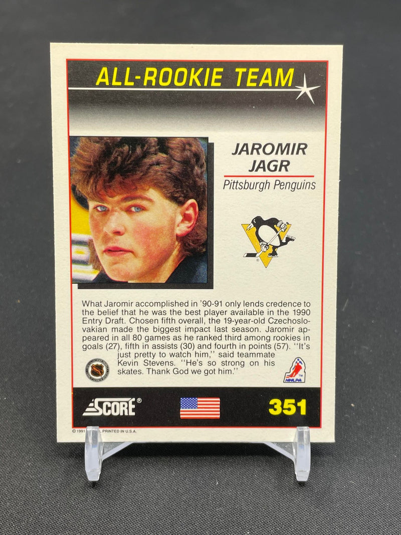 1991 SCORE - ALL-ROOKIE TEAM - M. LEMIEUX -