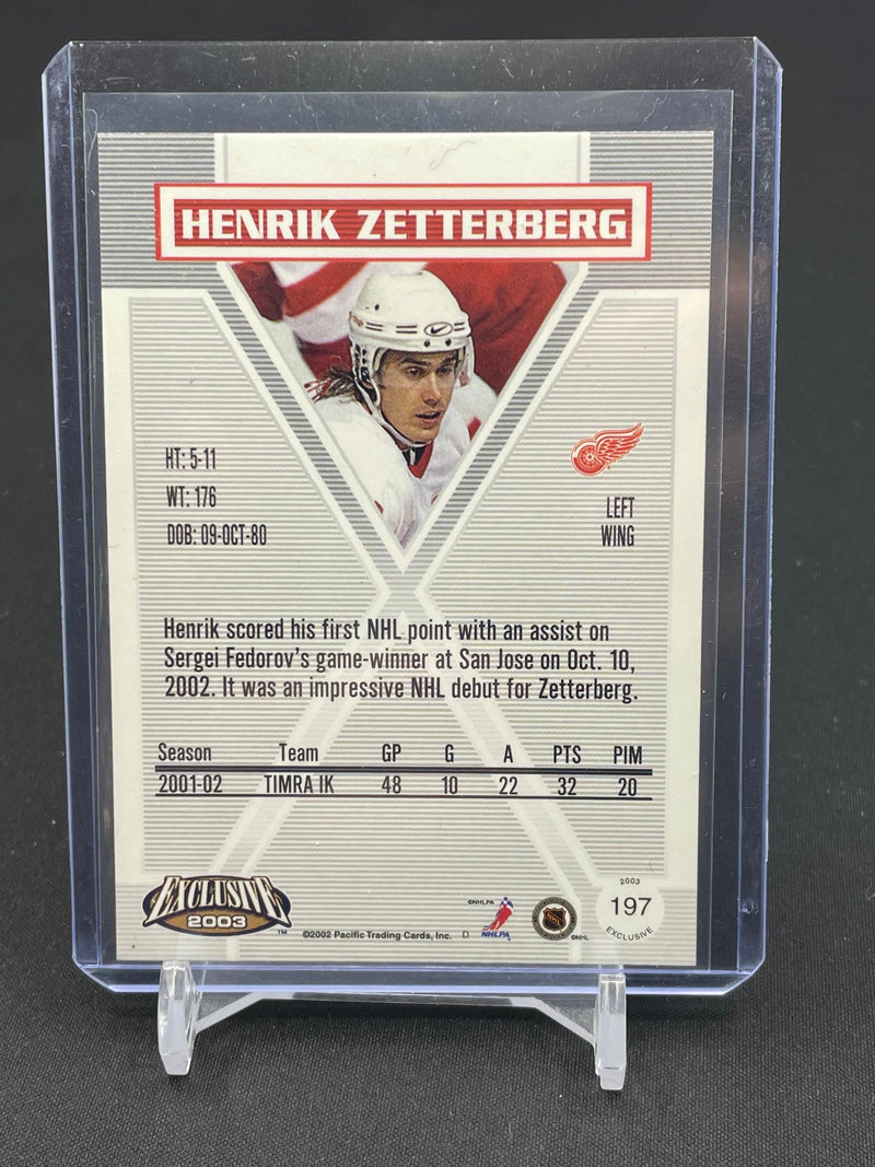 2003 PACIFIC EXCLUSIVE - H. ZETTERBERG -