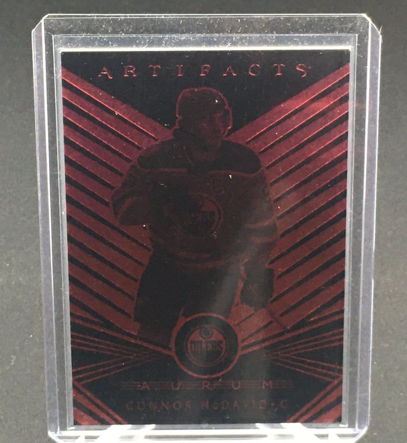 2019 UPPER DECK ARTIFACTS - RED AURUM - C. MCDAVID - #A-20 - #'D/99