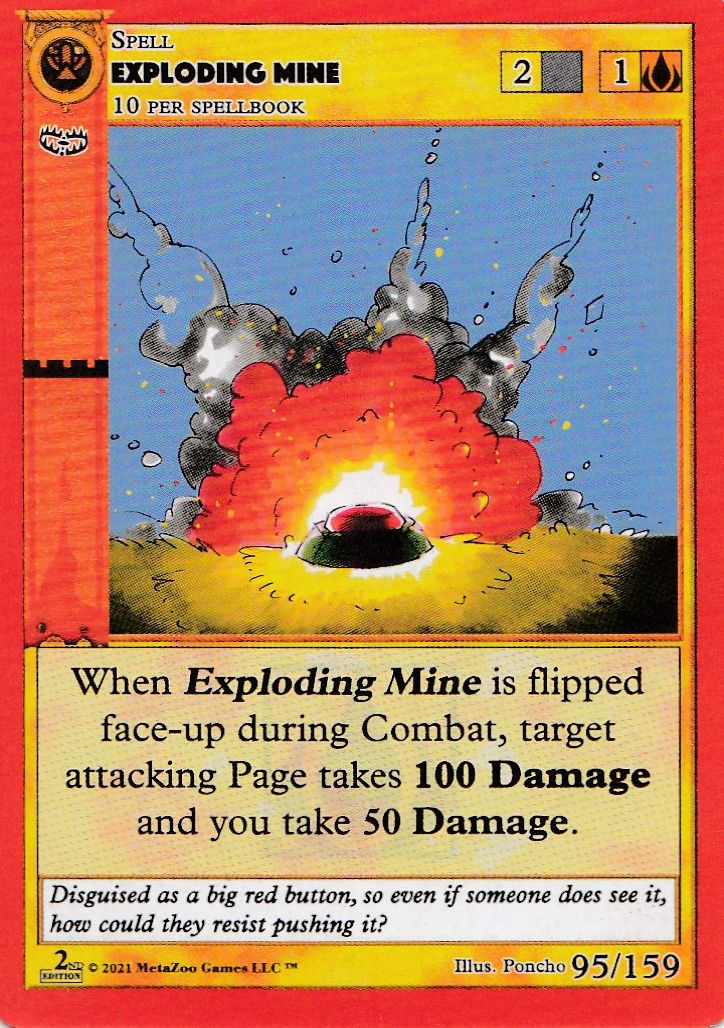 Exploding Mine [Cryptid Nation: Second Edition]