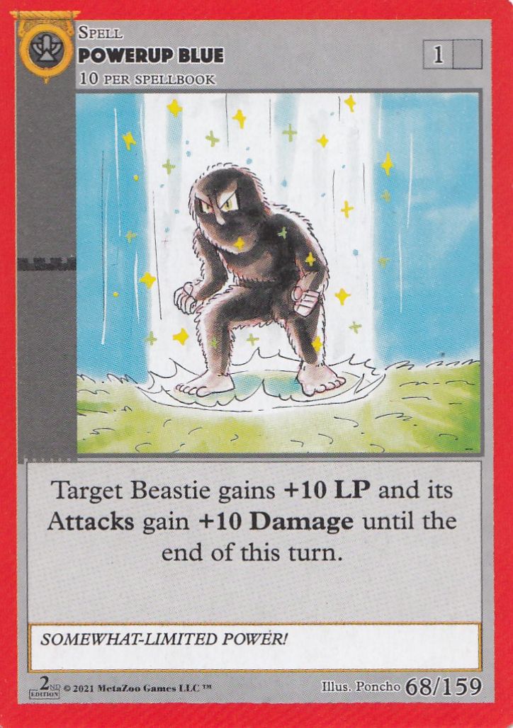 Powerup Blue [Cryptid Nation: Second Edition]